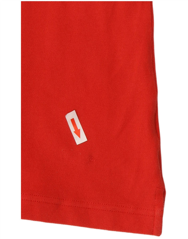 Champion Polo Sin Mangas Para Mujer UK 12 Medium Rojo