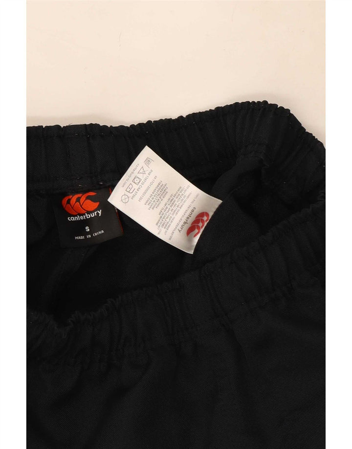 Canterbury Pantalones cortos deportivos para hombre Pequeño Poliéster negro