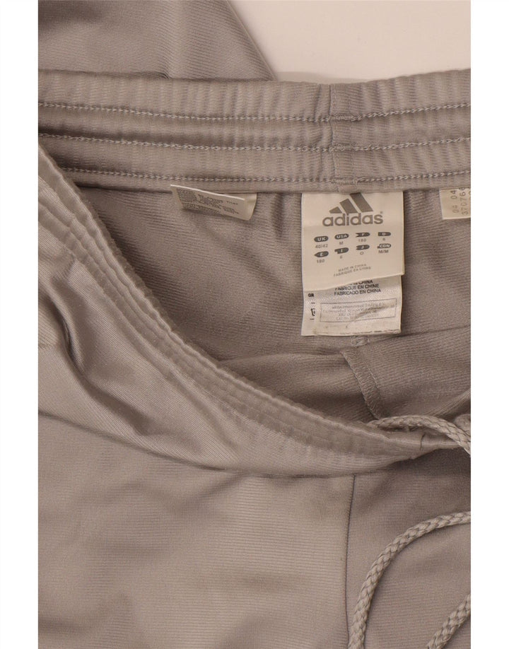 Adidas Pantalones de chándal para hombre UK 40/42 Gris medio Poliéster