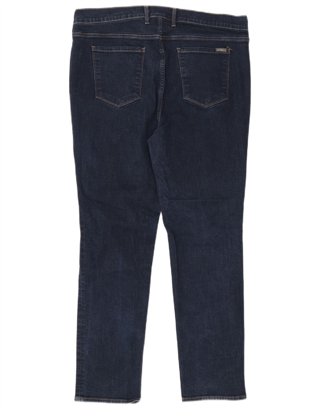 Eddie Bauer Jeans rectos de talle alto para mujer US 20 3XL W40 L30 Azul marino