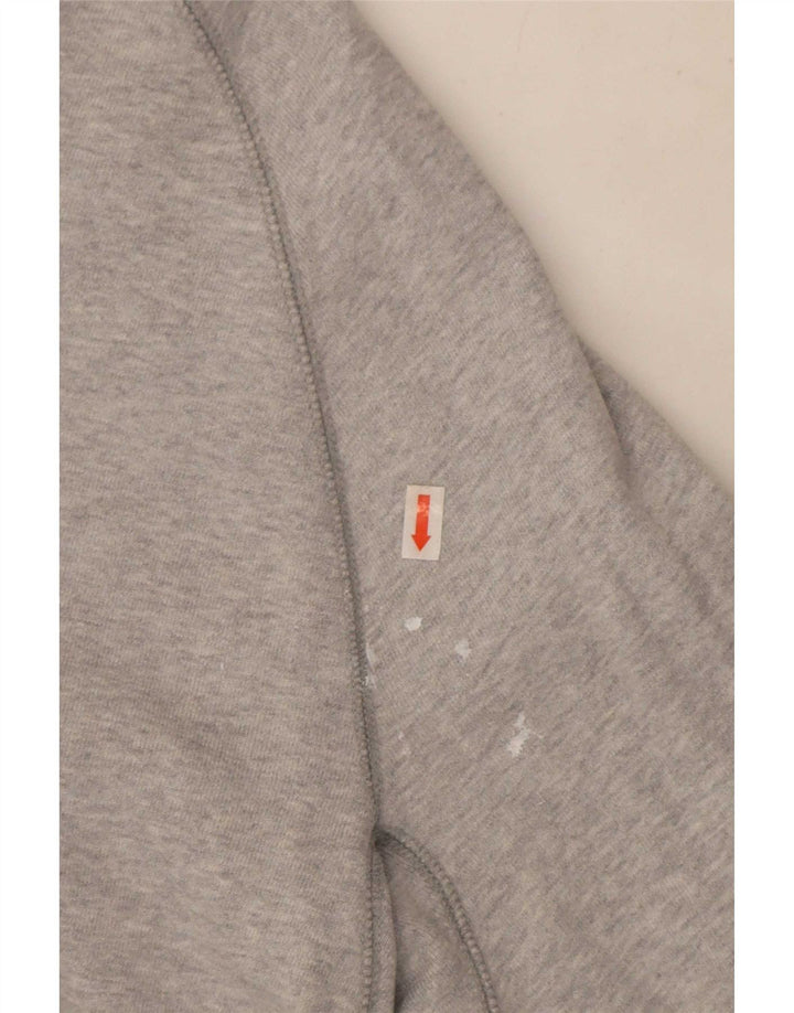 Levi's Sudadera tipo jersey para hombre de algodón moteado gris grande