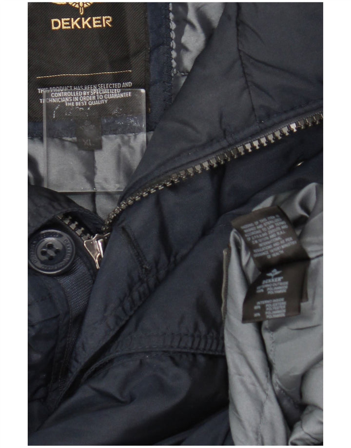 Dekker Chaqueta utilitaria para hombre UK 42 XL Poliamida azul marino