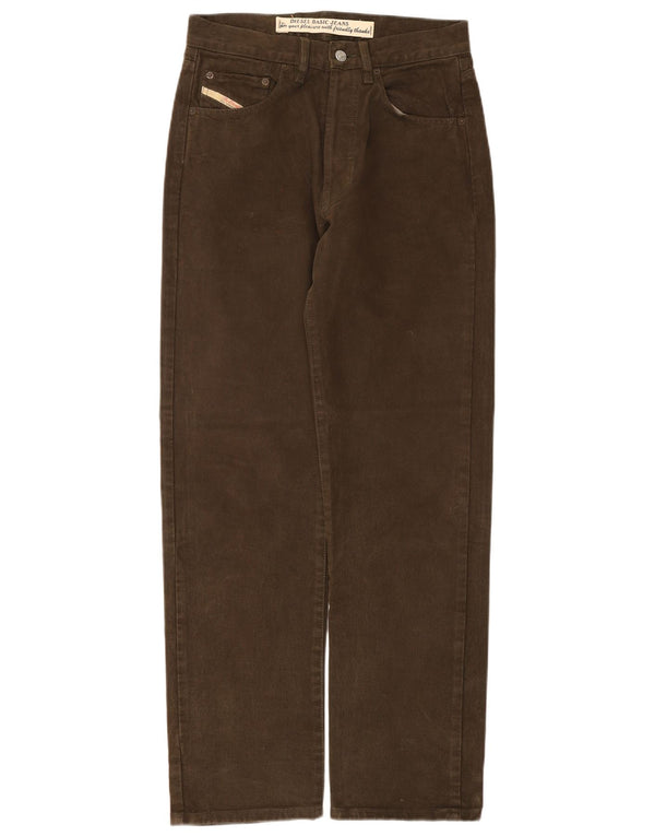 Diesel Vaqueros Rectos Para Hombre W29 L31 Algodón Caqui