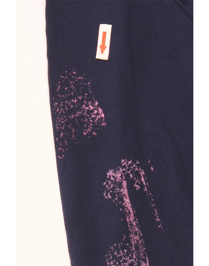 Puma Camiseta gráfica para hombre Top Small Azul marino Colorblock Poliéster
