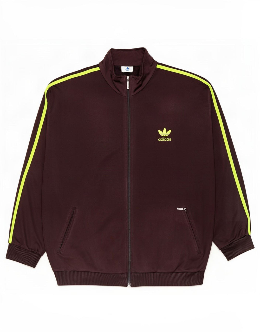 Adidas Hombre Chándal Top Chaqueta UK 46/48 XL Negro Poliéster