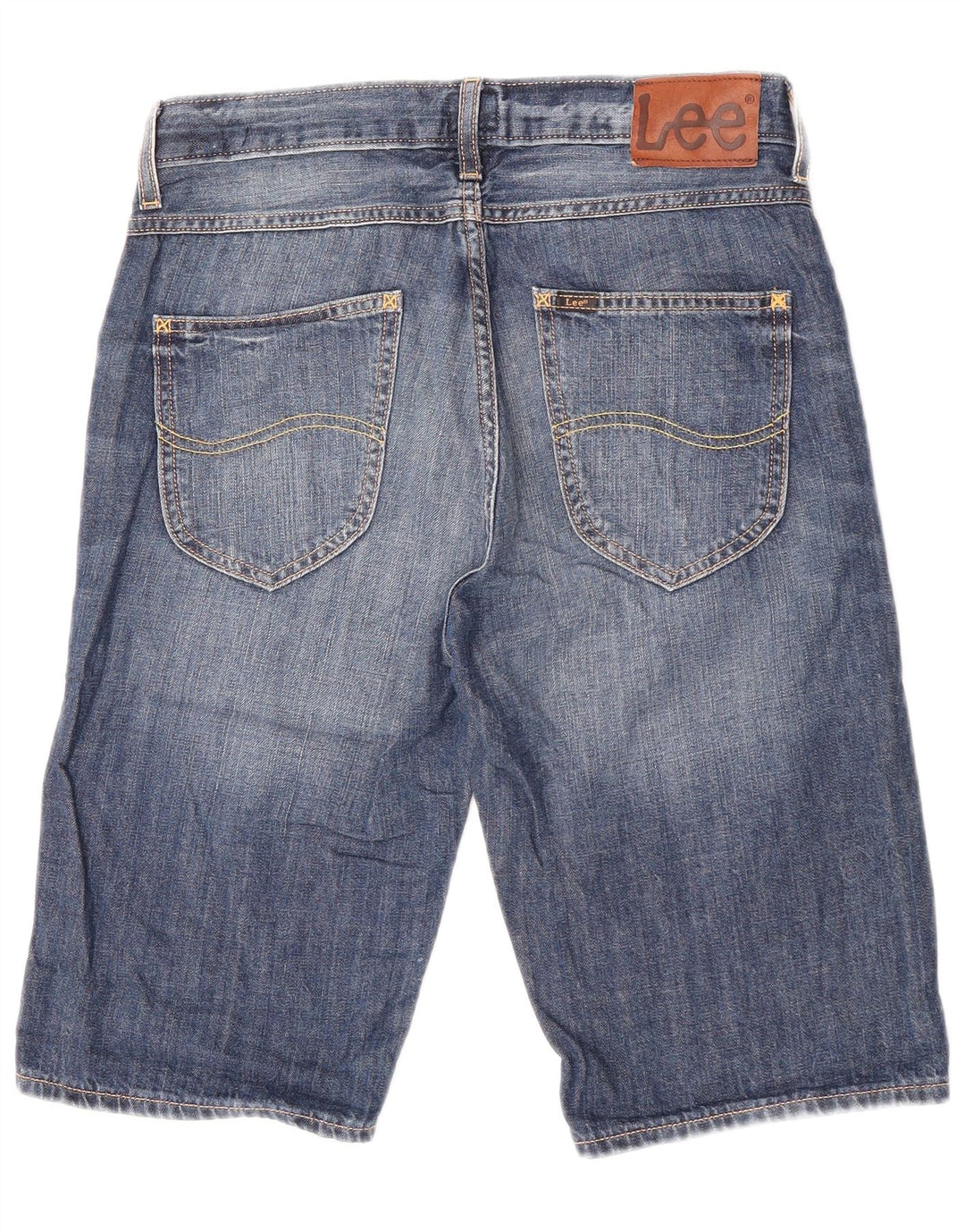 Lee Shorts De Mezclilla Para Hombre W28 Pequeño Algodón Azul