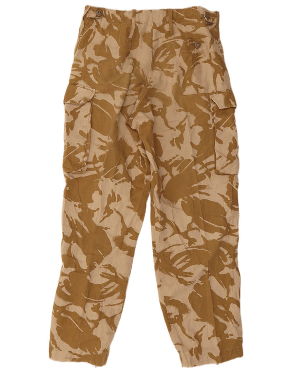 Vintage Hombre Joggers Cargo Pantalones W30 L29 Camuflaje Beige