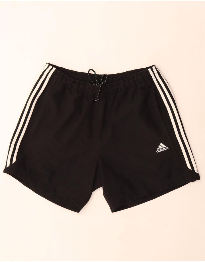 Adidas Mens Climalite Sport Shorts Grande Negro Poliéster