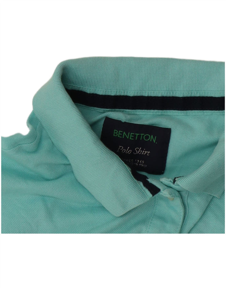 Polo Benetton Mujer UK 46 Grande Turquesa