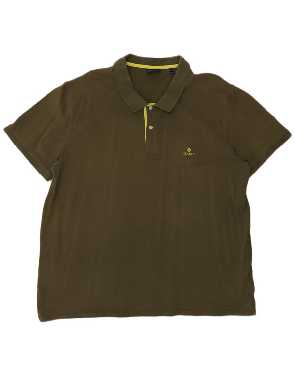Gant Polo Hombre 4XL Caqui Algodón