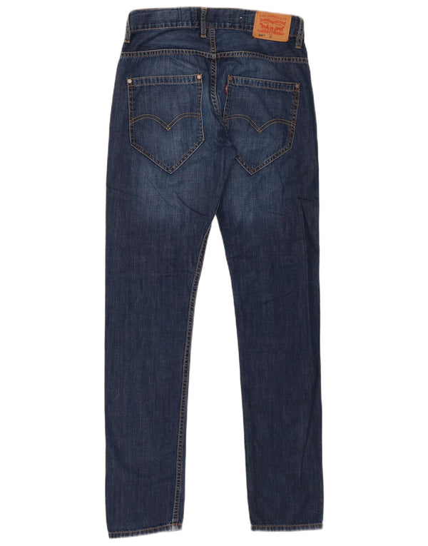 Levi's Boys 508 Regular Tapered Jeans 15-16 Años W28 L31 Azul Marino Algodón