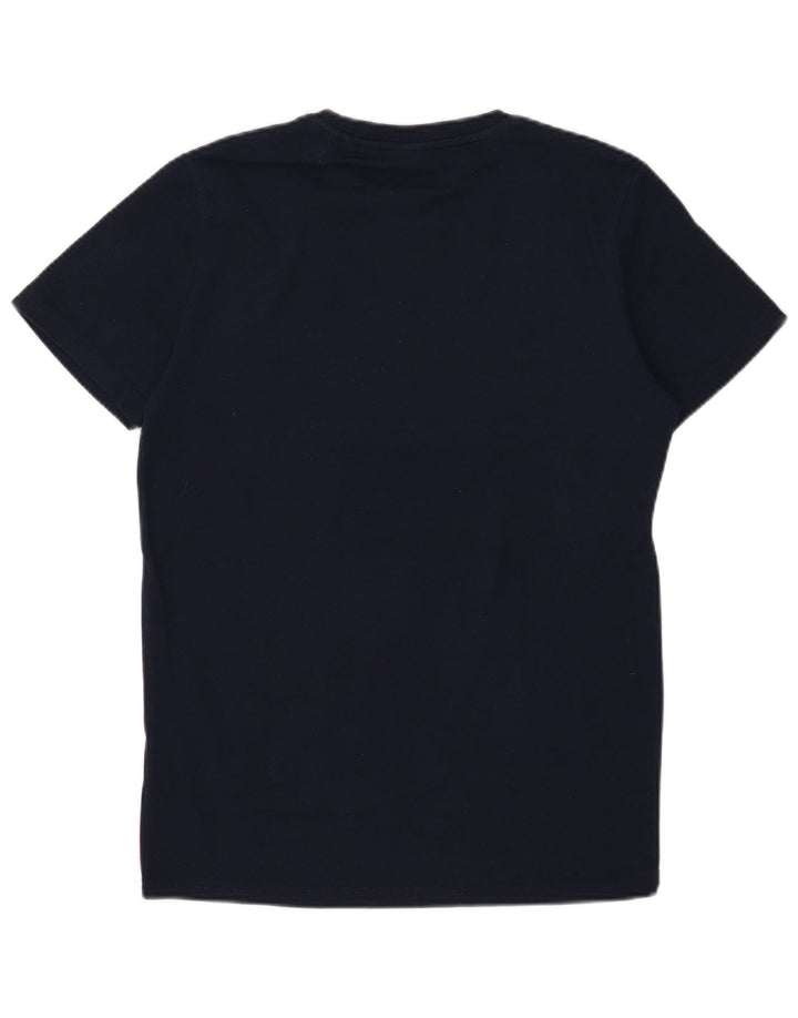 Superdry Camiseta gráfica para hombre Top grande de algodón azul marino