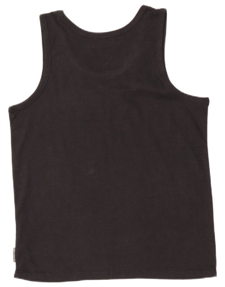 French Connection Camiseta sin mangas para hombre XL Algodón negro