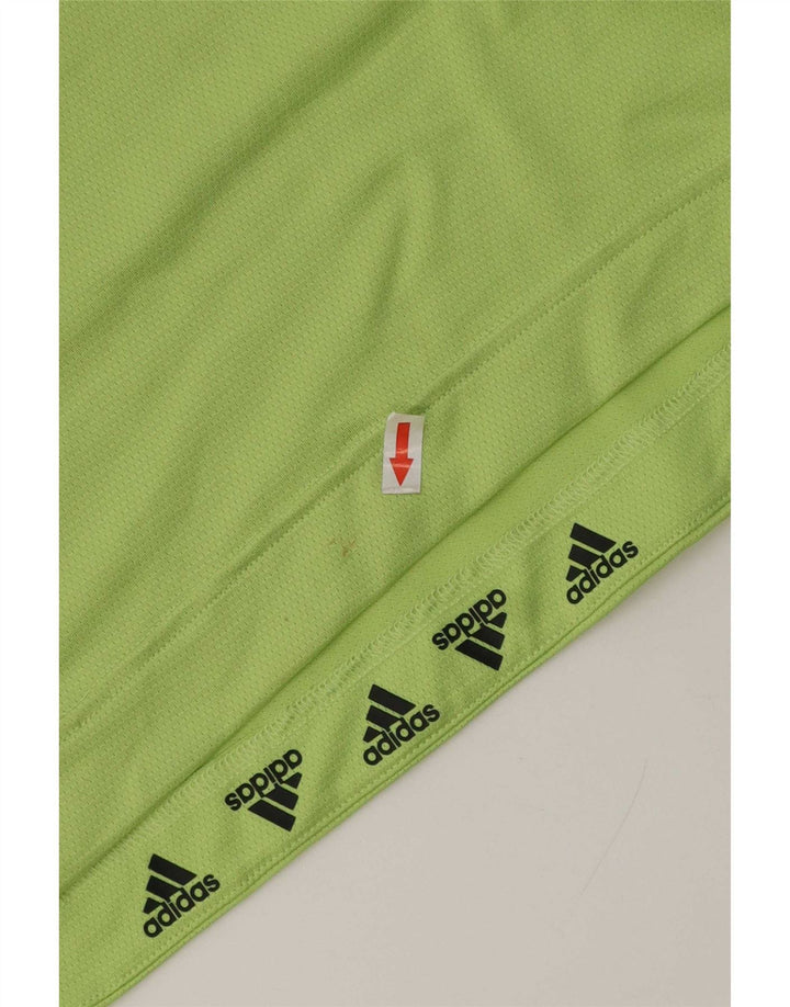Adidas Hombre Aeroready Graphic Chaleco Superior Verde Medio