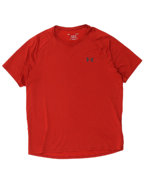 Under Armour Camiseta para hombre Top Large Poliéster rojo