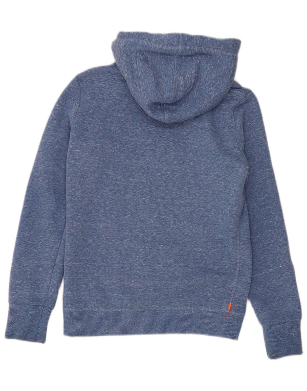 Superdry Jersey con capucha gráfica para mujer Reino Unido 8 Small Poliéster moteado azul