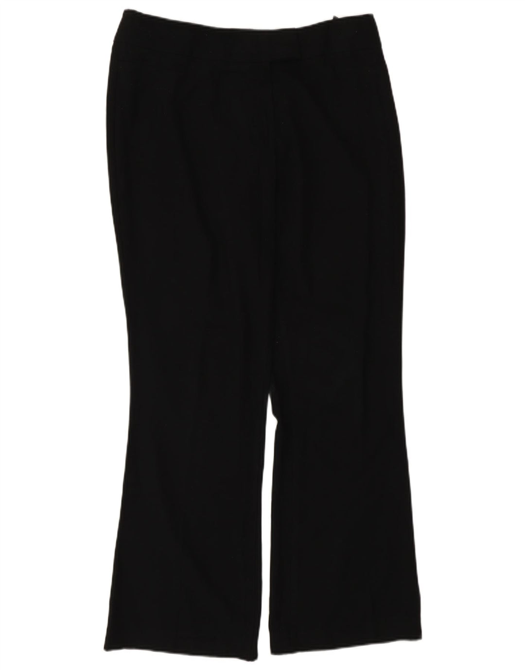 Marks & Spencer Pantalones casuales con corte de bota para mujer UK 12 Medium W30 L29 Negro