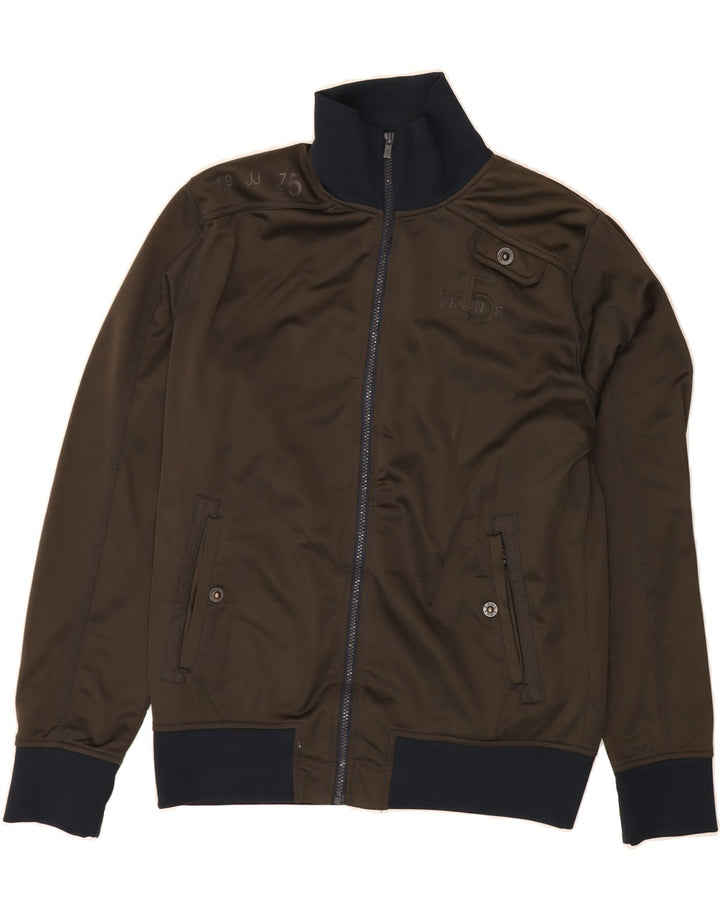 JACK & JONES Mens Tracksuit Top Jacket Large Green Vintage Jack & Jones and Second-Hand Jack & Jones from Messina Hembry 