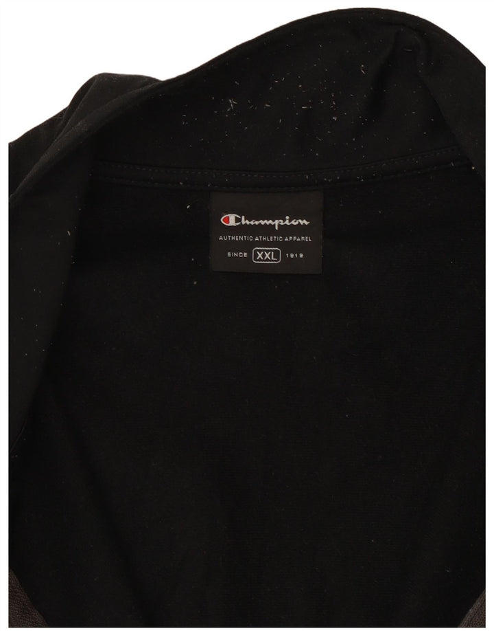 CHAMPION Chaqueta superior de chándal para hombre 2XL Gris Colorblock Poliéster
