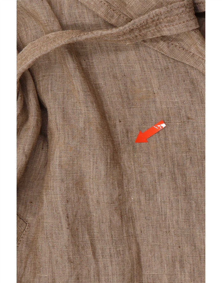 Massimo Dutti Gabardina Mujer UK 10 Small Beige