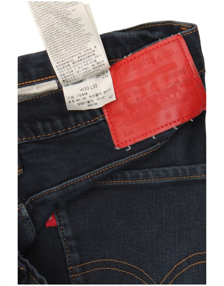 LEVI'S Vaqueros pitillo tipo banana para hombre W33 L32 Algodón azul marino