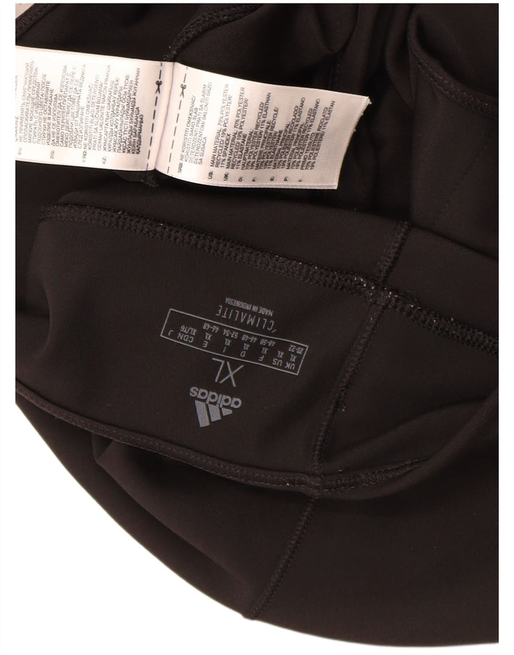 Adidas - Leggings capri Climalite para mujer, talla 40, XL, poliéster negro