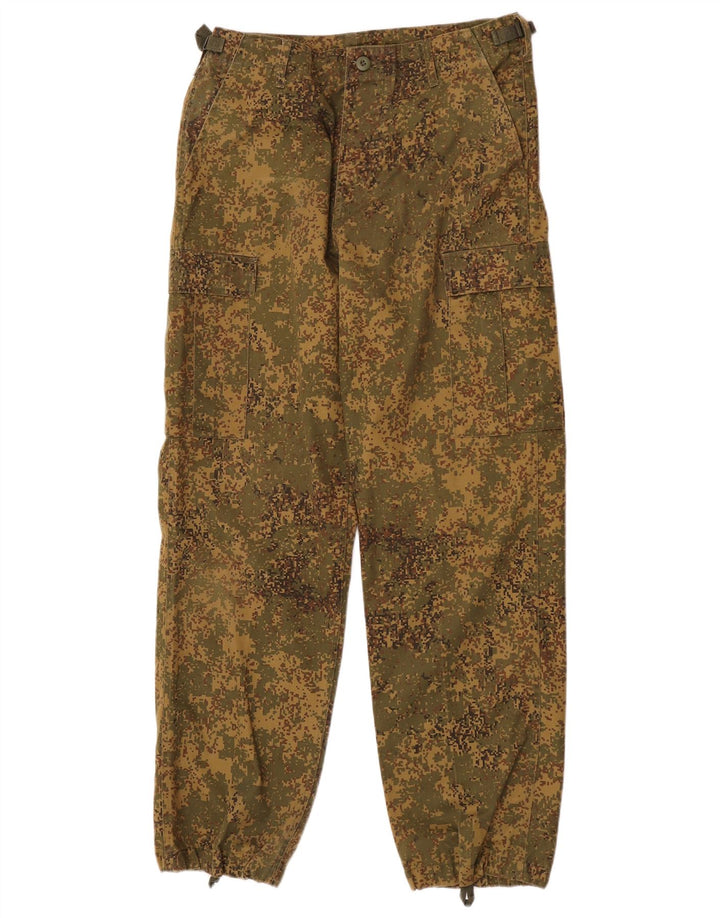 Mil-Tec Pantalones tipo joggers cargo para hombre mediano W32 L32 camuflaje caqui