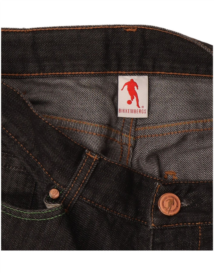 Bikkembergs Vaqueros rectos para hombre W34 L34 Gris