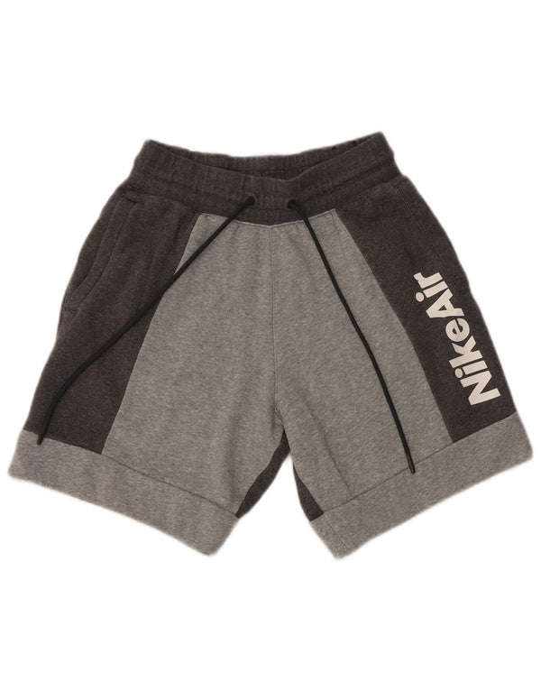 Pantalones cortos deportivos con gráficos para hombre Nike XS Algodón moteado gris