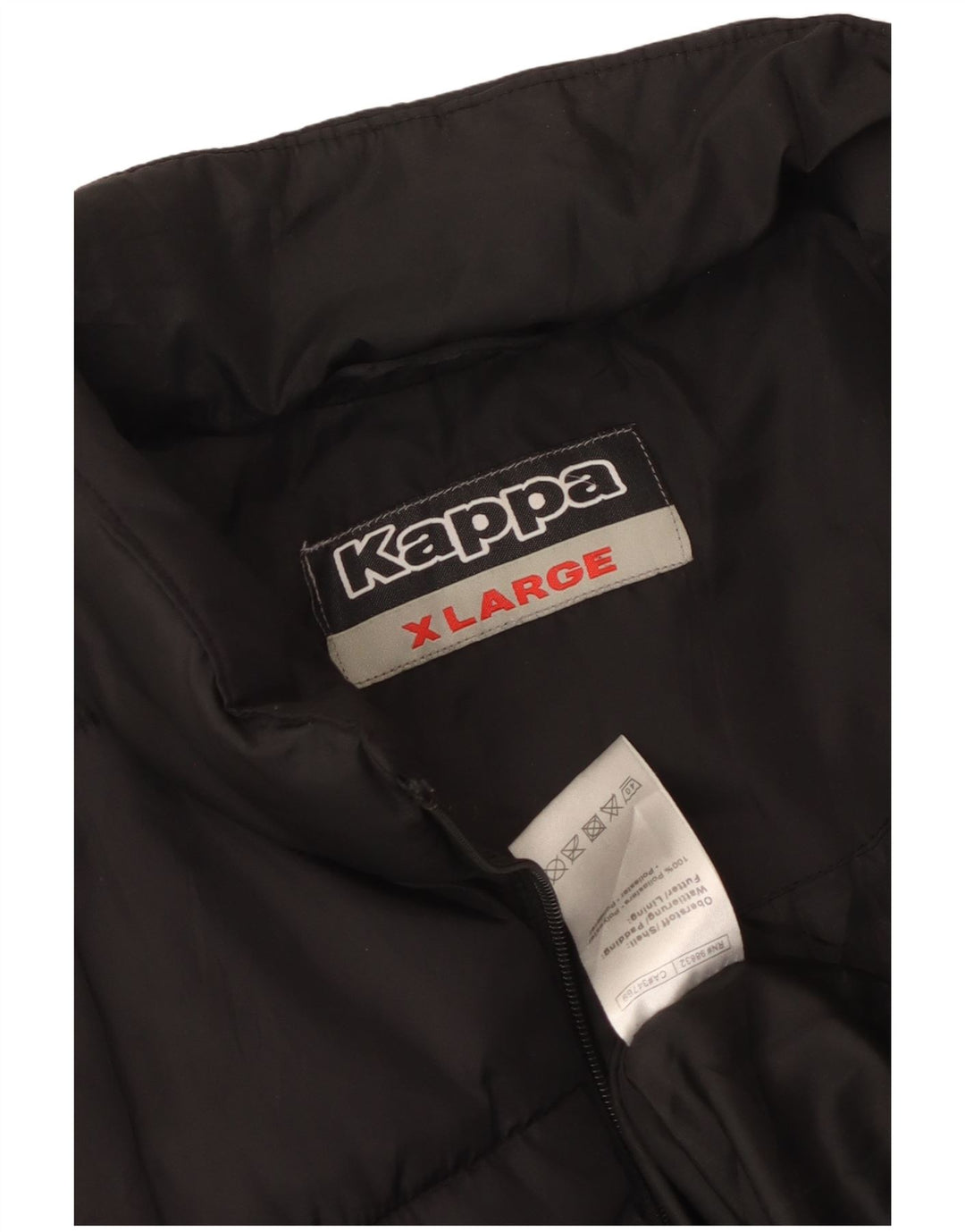 Chaleco acolchado Kappa para mujer ES 40 XL Poliéster negro
