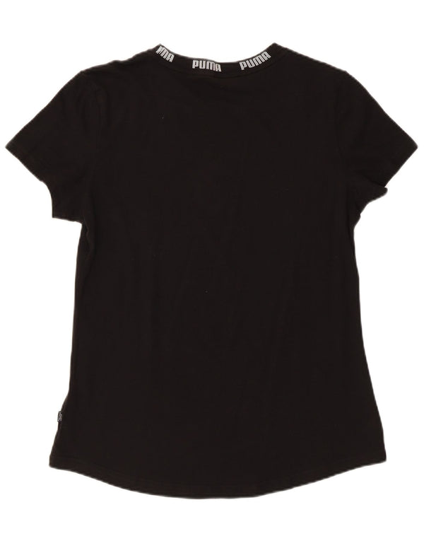 PUMA Camiseta gráfica para mujer Top UK 14 Medium Black