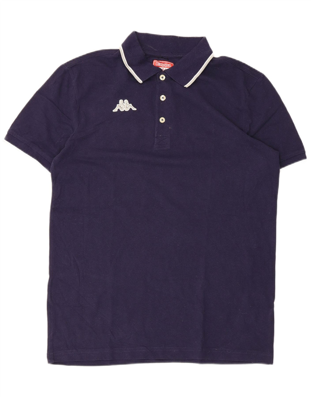 KAPPA Polo para hombre grande azul marino algodón