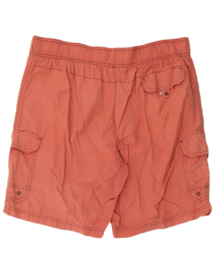 Marks & Spencer Bañador para hombre, talla grande, algodón rosa
