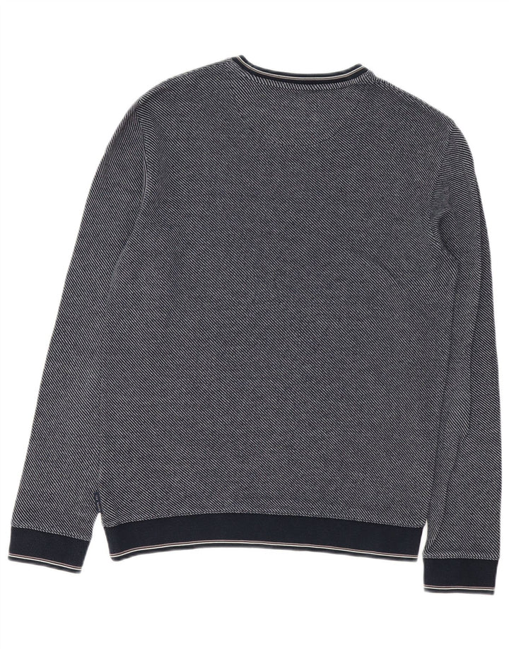 Ted Baker - Sudadera para hombre, talla 2, talla pequeña, algodón azul marino