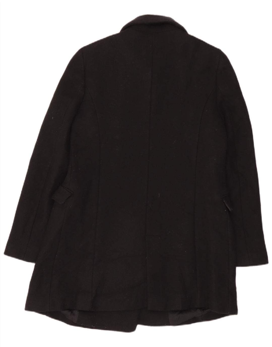 Zara Mujer Abrigo Reino Unido 44 Grande Negro