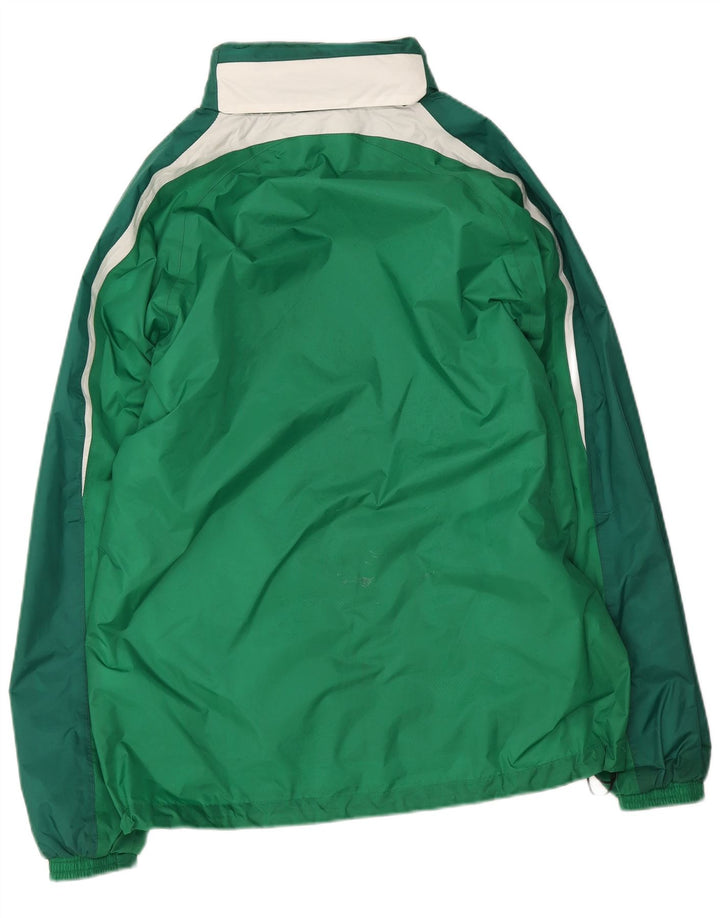 Erima - Chubasquero con capucha para hombre, talla 38, color verde medio, poliamida