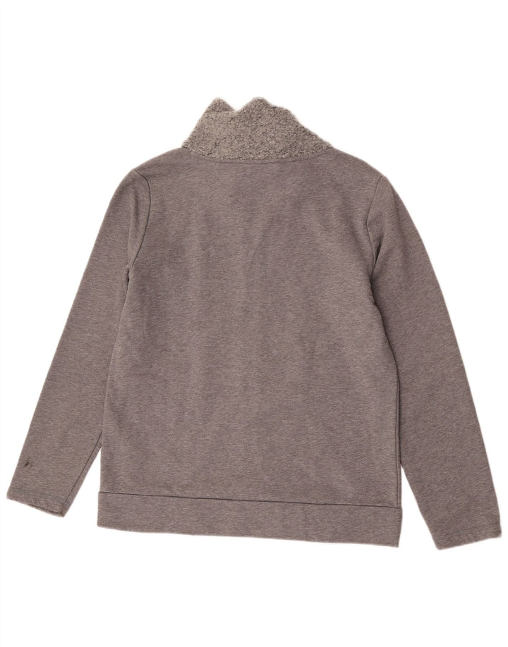 Champion Chaqueta de chándal gráfica para mujer UK 40 Algodón gris medio