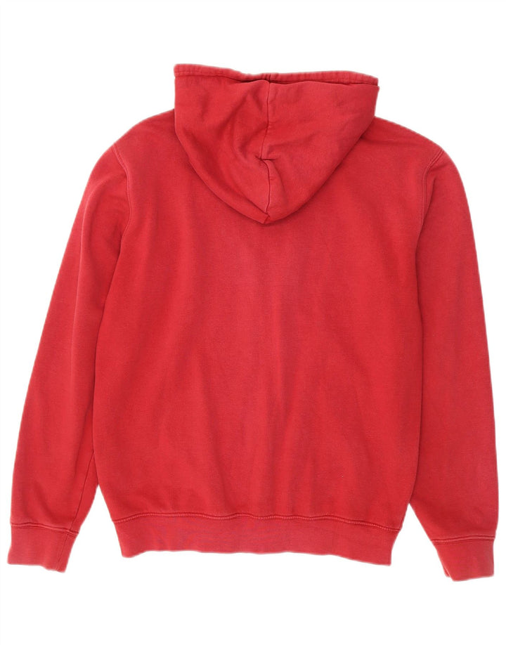 CHAMPION Suéter con capucha y cremallera para hombre Pequeño Algodón rojo