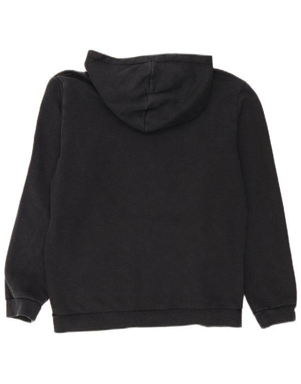 Puma Sudadera con capucha gráfica para niños 15-16 años Algodón negro