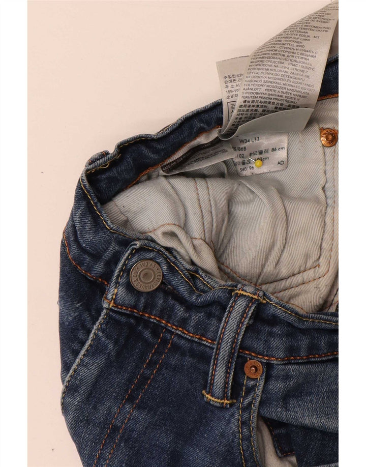 Vaqueros Levi's Hombre Slim W34 L32 Algodón Azul