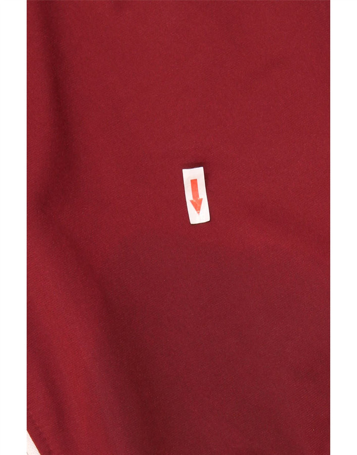 UMBRO Chaqueta superior de chándal con gráfico para hombre XL Poliéster burdeos