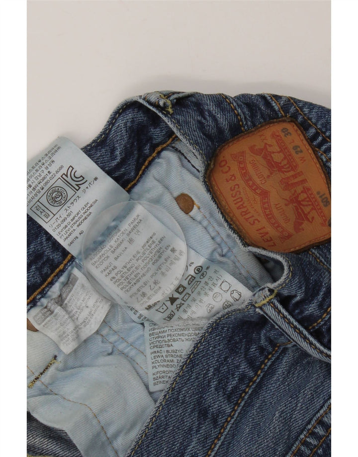 Levi's Hombre 501 Vaqueros Rectos W29 L30 Algodón Azul
