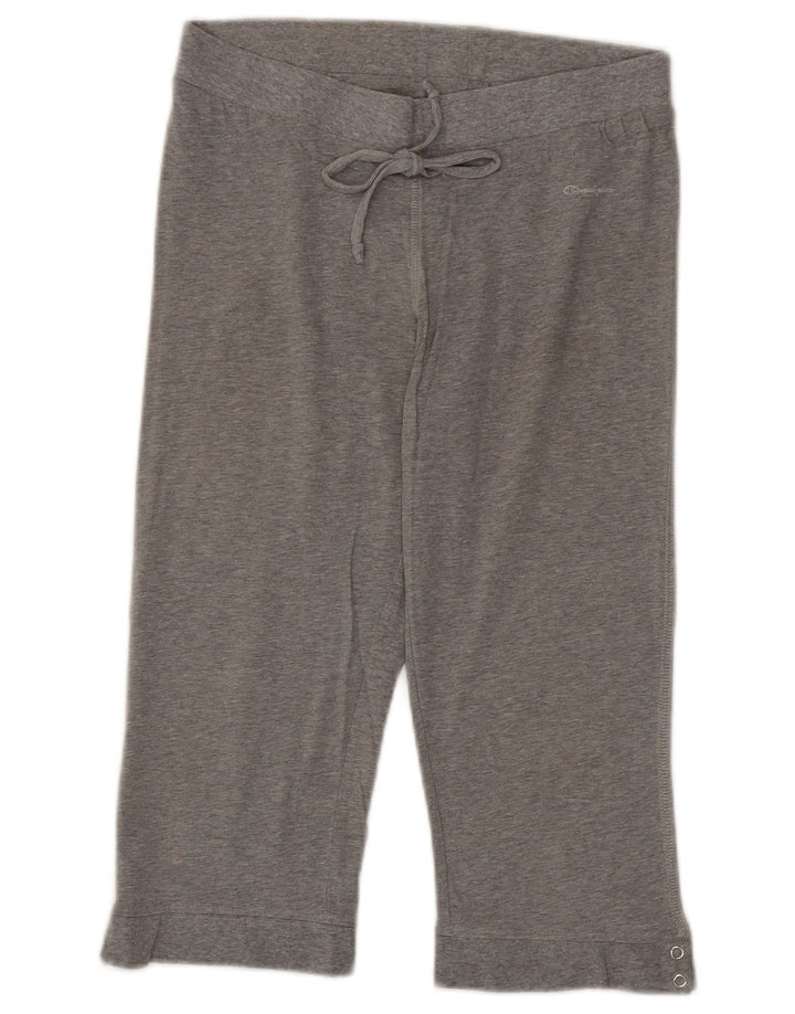 Champion Pantalones Capri de Chándal para Mujer UK 12 Gris Medio
