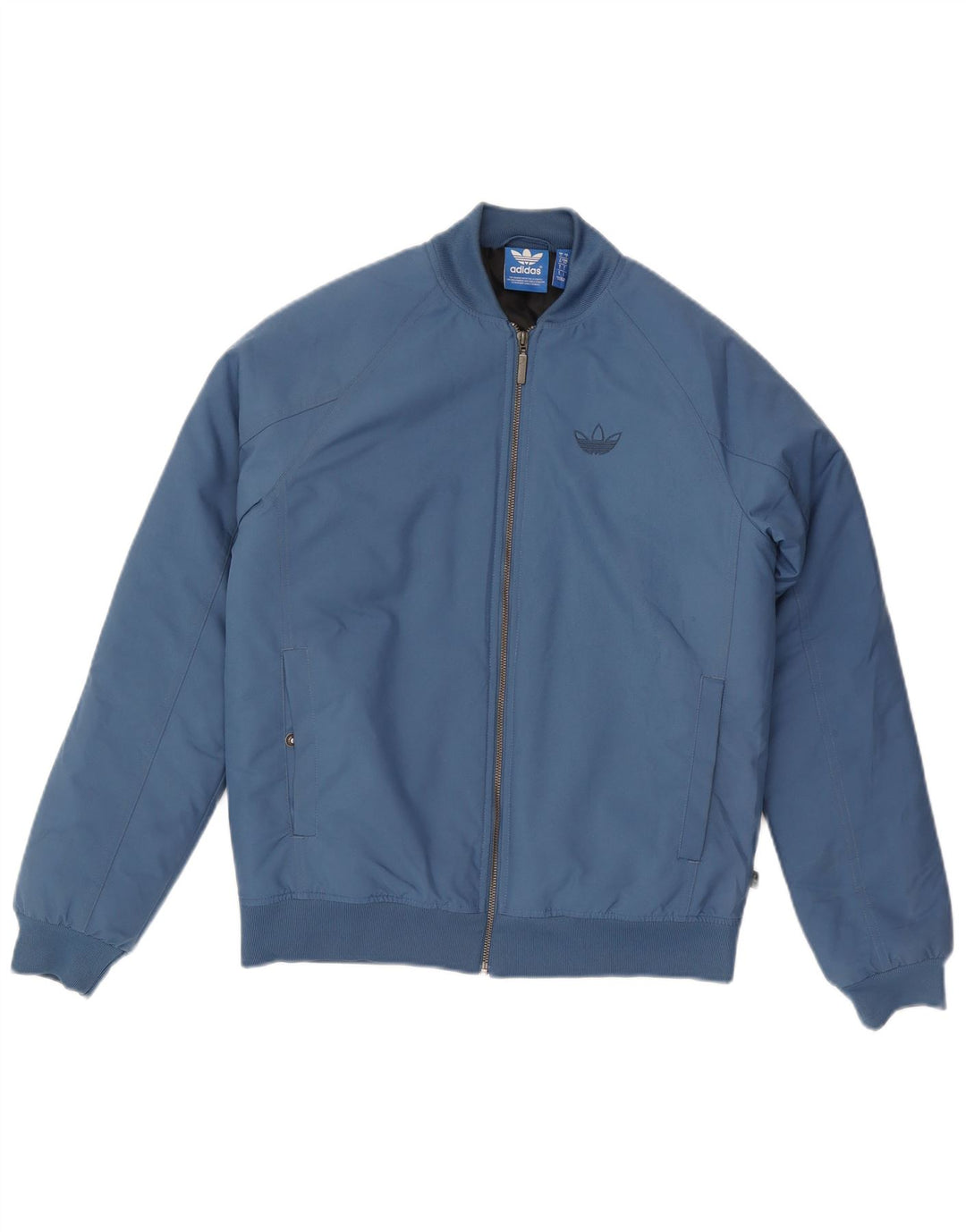 Adidas Chaqueta Bomber para Hombre UK 36 Small Azul Poliéster