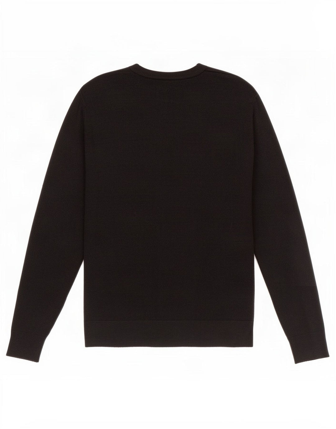 Marks & Spencer Suéter con Cuello Barco para Hombre Acrílico Negro Mediano