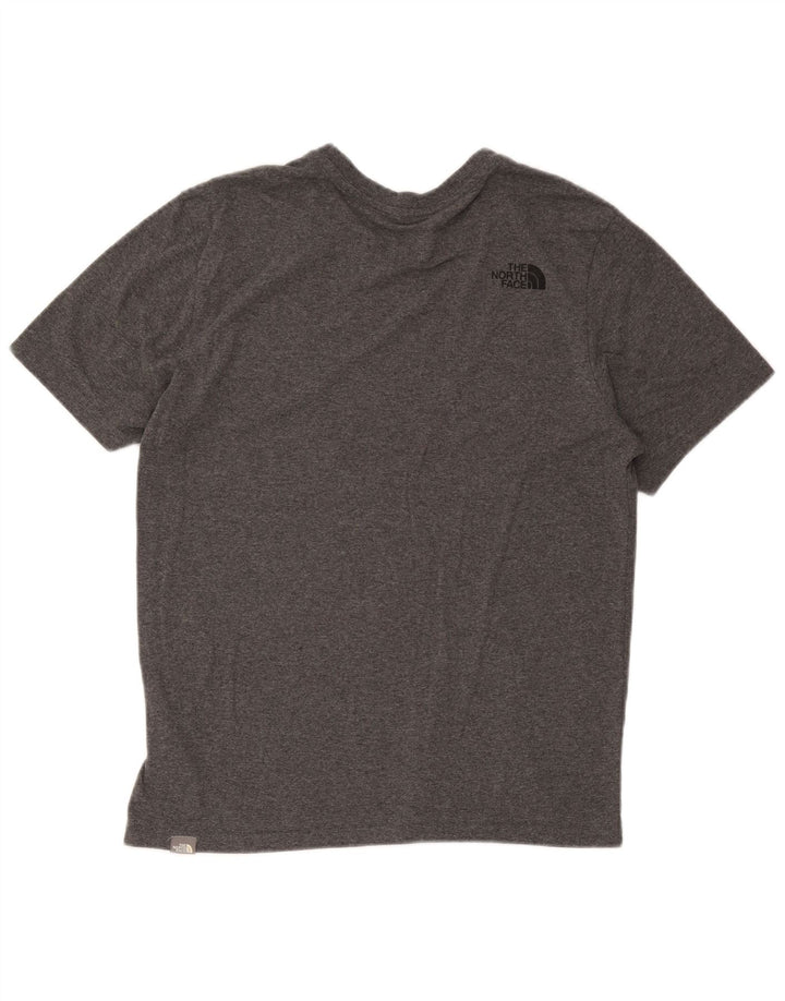 Camiseta The North Face Hombre Top Algodón Moteado Gris Medio