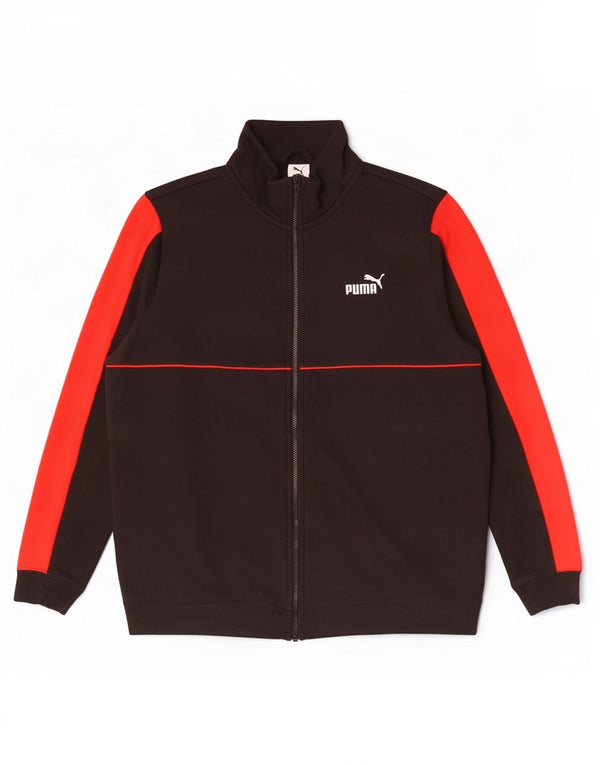 Puma Hombre Chándal Top Jacket XL Negro Colorblock Algodón