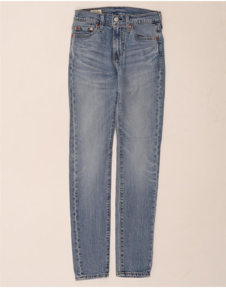Levi's Mujer 510 Skinny Jeans W27 L32 Algodón Azul