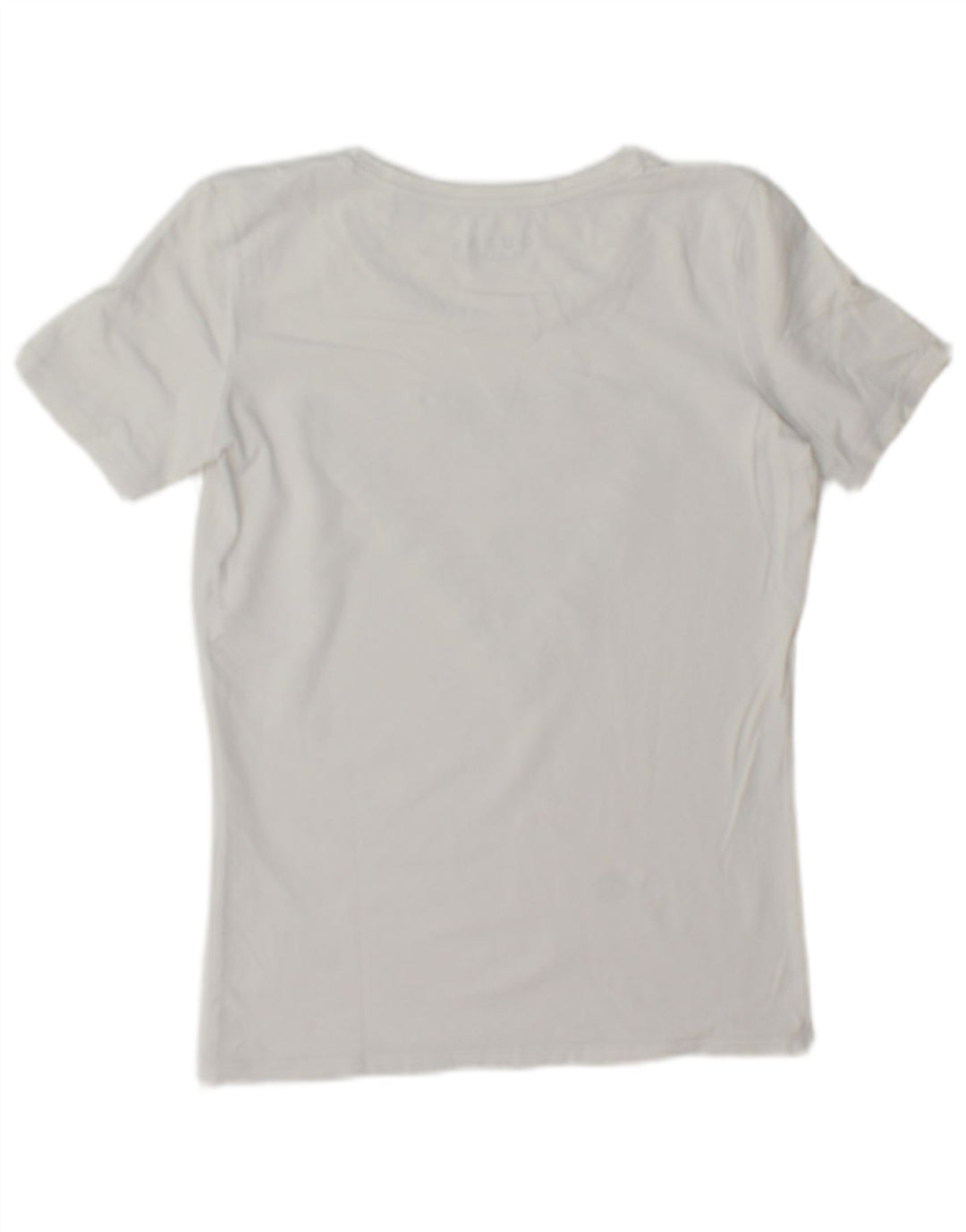 Guess Camiseta gráfica para mujer Top UK 12 Medium White