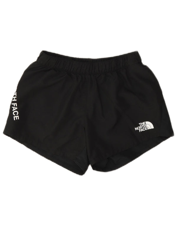 The North Face Pantalones cortos deportivos gráficos para mujer UK 10 Small Poliéster negro
